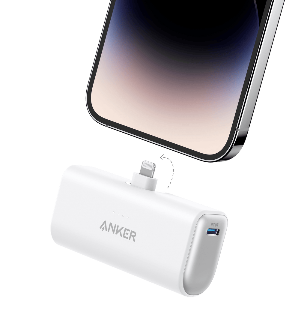 Anker Nano Power Bank (12W, Built-In Lightning Connector)-boa