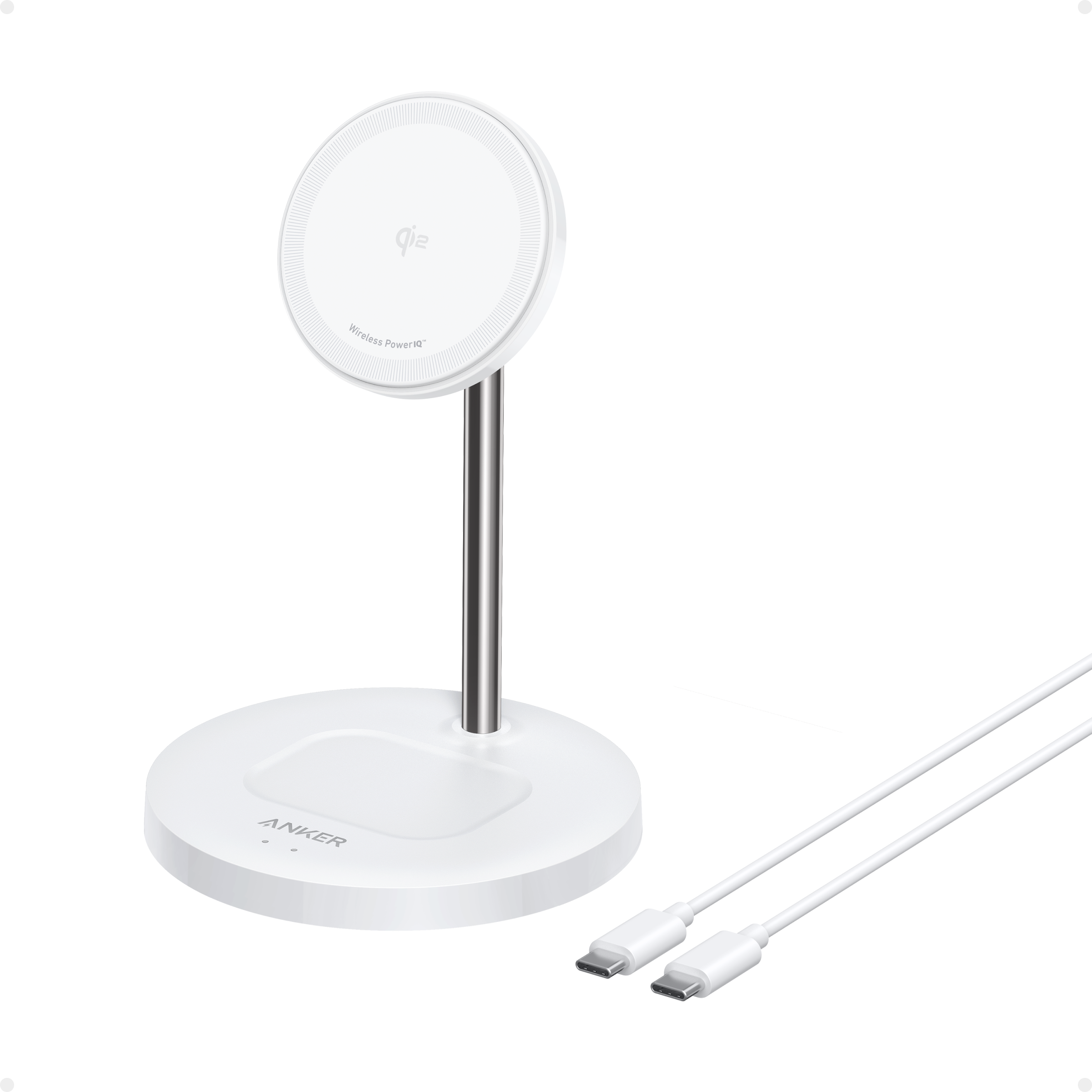 Refurbished Anker MagGo Wireless Charger (2-in-1, Stand)