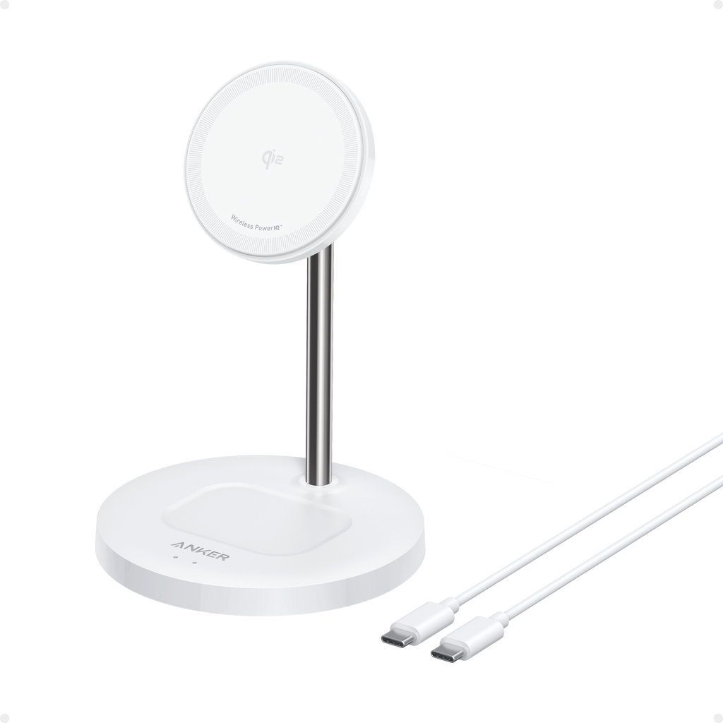 Refurbished Anker MagGo Wireless Charger (2-in-1, Stand)