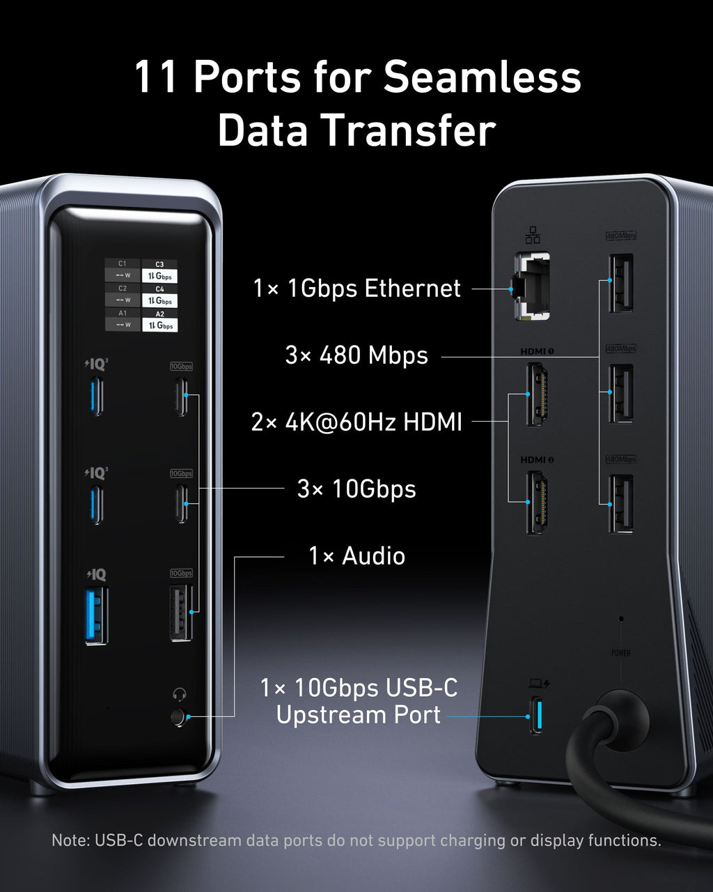 Anker Prime Charging Docking Station with 240W USB-C to USB-C Cable