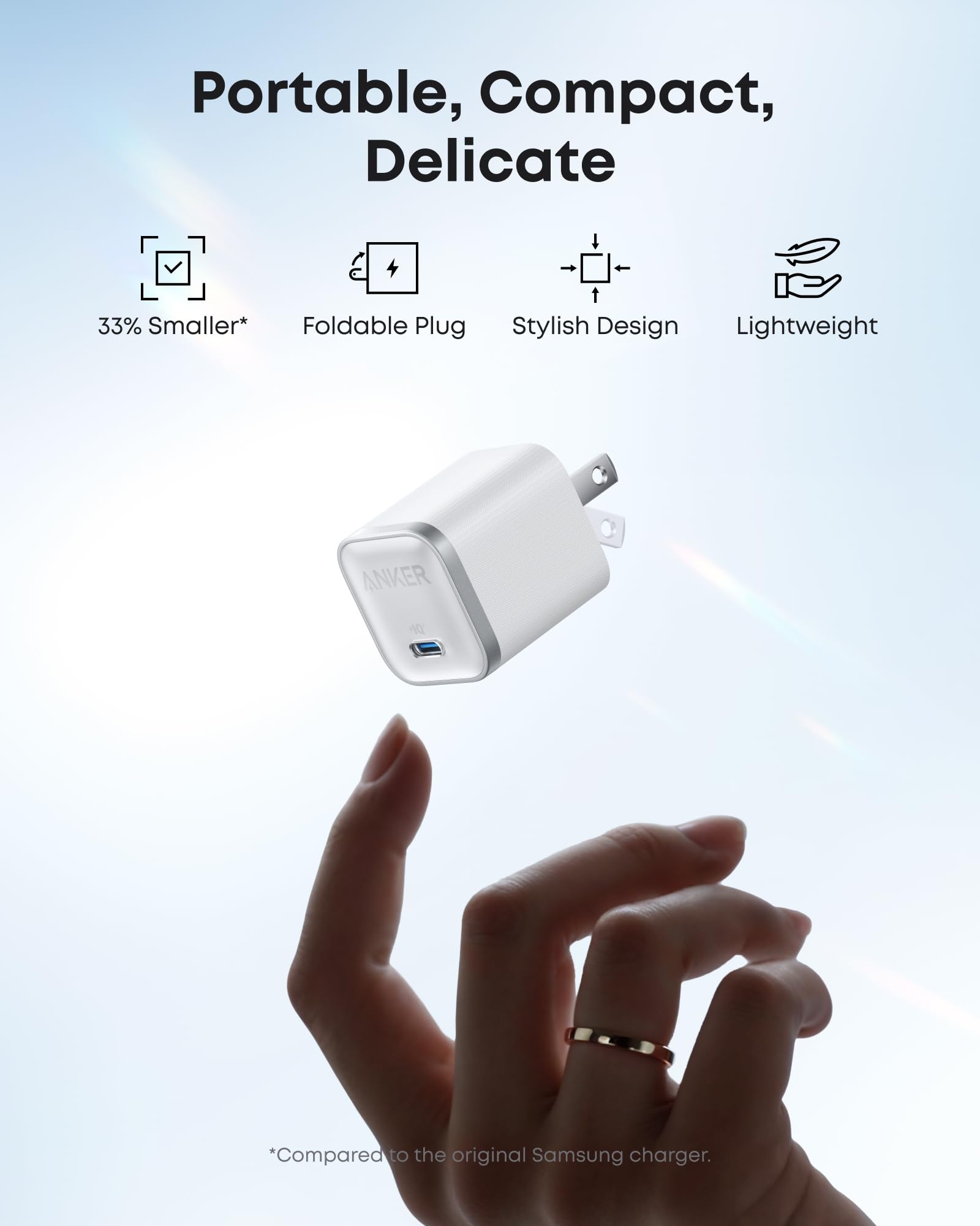 Anker Nano Charging Station (7-in-1, 100W) and Anker Nano Charger (45W) with Cable