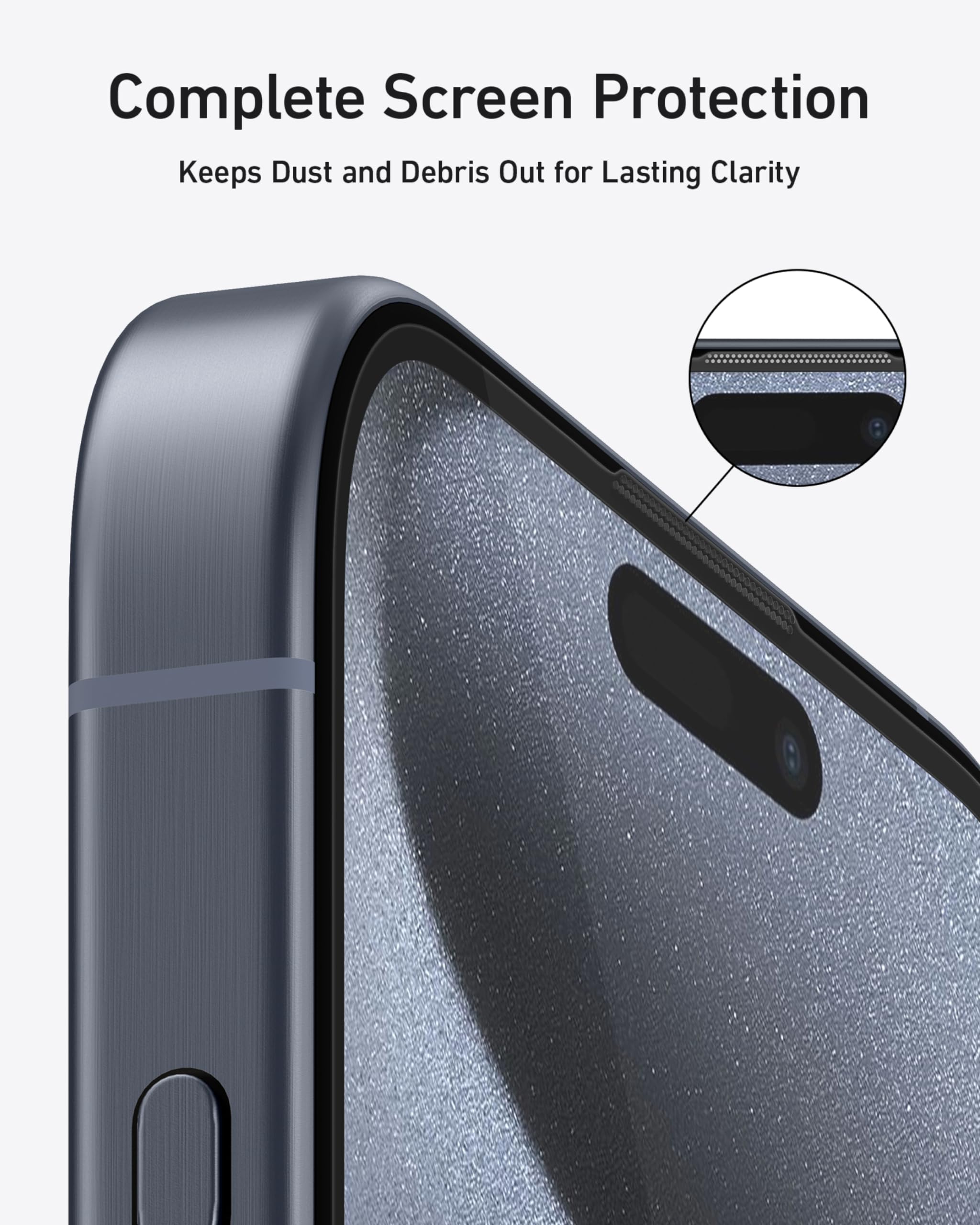 Anker Screen Protector Kit (Aerospace-Grade Glass, 2-Pack)